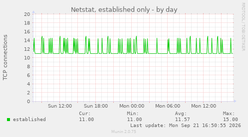 Netstat, established only